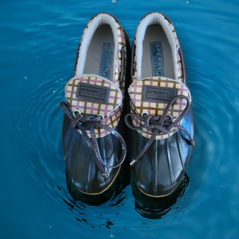 SPERRY TOP SIDER 6M Plaid and Black - Picture 3 of 8